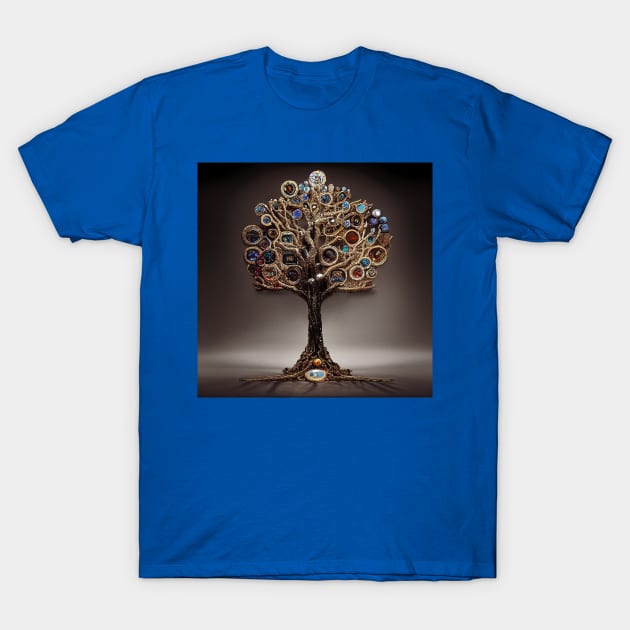 Yggdrasil World Tree of Life T-Shirt by Grassroots Green